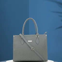 DressBerry Textured Oversized Swagger Handheld Bag with Quilted-image-23