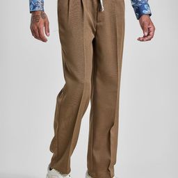 Snitch Men Relaxed Loose Fit Regular Trousers-image-6