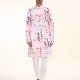 Arihant Rai Sinha Men Floral Printed Kurta-picture-13
