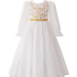StyleCast x Revolte Girls Solid A-Line Midi Dress-image-78