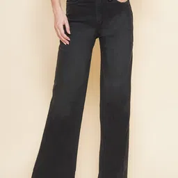 PUELLA Women Flared High-Rise Light Fade Stretchable Jeans-picture-20