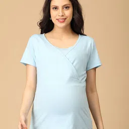 The Mom Store V-Neck Maternity And Nursing Top-image-43