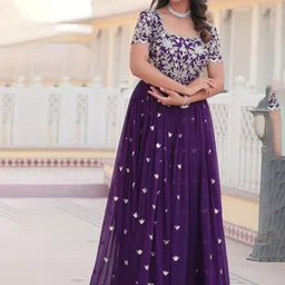 KALINI Embroidered Maxi Gown-picture-48