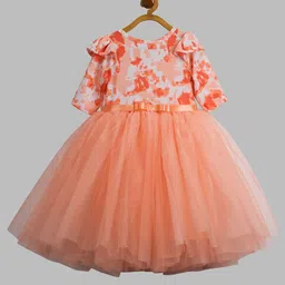 Toy Balloon kids Girls Tie and Dye Fit & Flare Dress-image-2