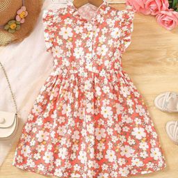 BAESD Print Fit & Flare Dress-image-25