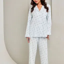 ANSEE by Addery Women Printed Night suit-image-78