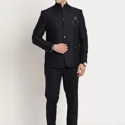 Turtle Men Single-Breasted Two-Piece Party Suits-image-4