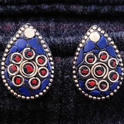 Grace Collections Women Blue Earrings-image-74