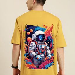Jack Paris Men Graphic Printed Round Neck Relaxed Fit Cotton T-shirt-image-50