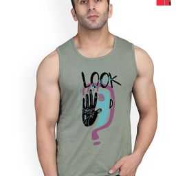 SLOWLORIS Men Pack of 2 Printed Bio-Wash Combed Cotton Innerwear Gym Vest-picture-45