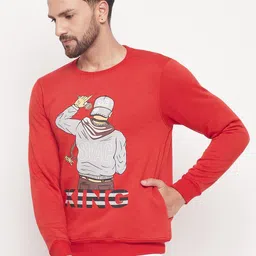 LYCOS Men Fleece Printed Sweatshirt-picture-27