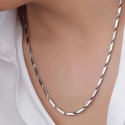 Crazy Fashion Unisex Silver-Plated Chain-image-72
