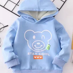 Bold N Elegant Unisex Kids Printed Hooded Sweatshirt-image-77