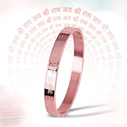 AGARWALPRODUCT Unisex Rose Gold-Plated Bangle-Style Bracelet-28