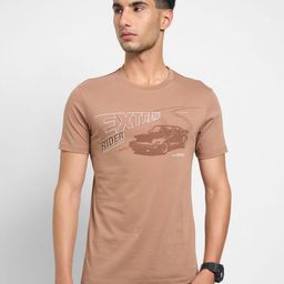 SF JEANS by Pantaloons Men Typography Extended Sleeves Pockets Slim Fit T-shirt-image-77