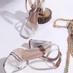 DressBerry Women Party Block Ankle Loop Sandals-picture-18