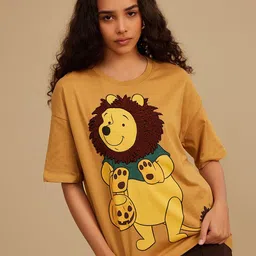 Kazo Women Floral Printed Boxy T-shirt-33