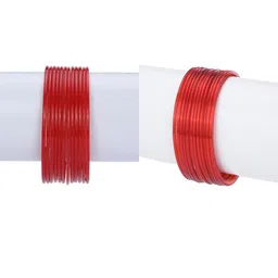 SOMIL Red Alloy Bangle-image-96