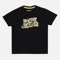 Pepe Jeans Boys Typography Printed Round Neck Pure Cotton T-shirt-image-60