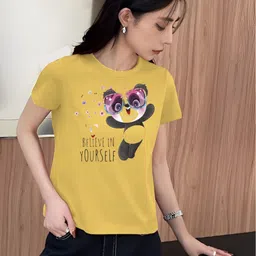 Moda Rapido Graphic Printed Round Neck Short Sleeves Regular Fit T-shirt-image-81
