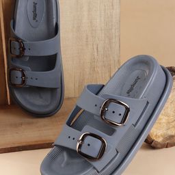 JUMPLITE Women Open Toe Flats-29