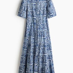 H&M Long Cotton Dress-image-64
