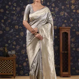 House of Pataudi Woven Design Banarasi Saree-picture-29
