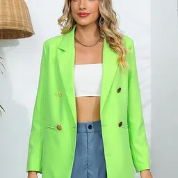 LULU & SKY Double-breasted Blazer-image-47