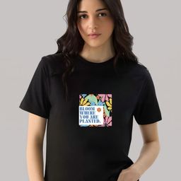 SZN Typography Printed Round Neck Regular Fit Casual T-shirt-picture-0