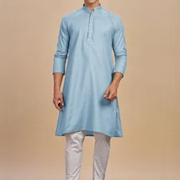Anouk Mandarin Collar Pure Cotton Straight Kurta-image-73