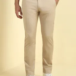 Allen Solly Men Self Design Slim Fit Trousers-image-44