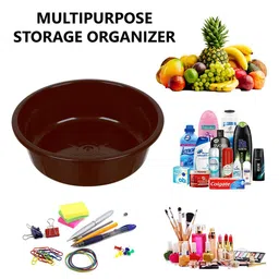 Kuber Industries Brown 3 Pieces Regular Durable Multi-Utility Organisers image 2