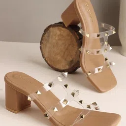 Sole Saga Women Block Heels Sandals-48