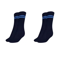 MUKHAKSH Boys Navy Blue Socks-24