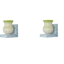 SOMIL Green Glass Cylinder Printed Wall Lamps-image-76