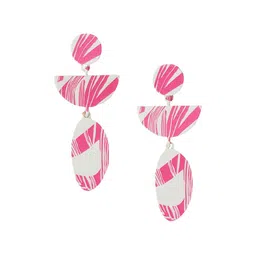 Accessorize Circular Drop Earrings-6