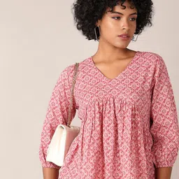 LIMEROAD Women Floral Print Cotton Top-picture-43