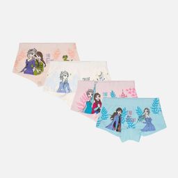 Bodycare Kids Girls Pack Of 4 Barbie Printed Cotton Sports Shorts-image-43