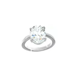 GenZcomplex Silver-Plated Brass Zircon Finger Ring-99