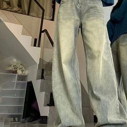DressBerry Women Straight Fit High-Rise Light Fade Jeans-image-84