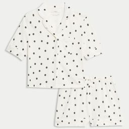 Marks & Spencer Girls Pure Cotton Polka Dots Printed Night suit-picture-26