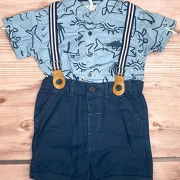 MOMMY BUG Boys Printed Shirt with Shorts-image-79