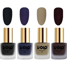 VOLO Set Of 4 Velvet Matte Nail Polish - 8 ml Each - 5 - 31 - 37 - 45-image-80