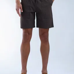 Flying Machine Men Striped Regular Fit Shorts-image-47