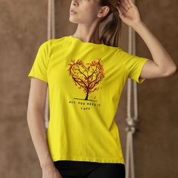 DressBerry Women Typography Printed Bio Finish Slim Fit T-shirt-image-99