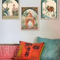 Kotart Brown & Beige 3 Pieces Wooden Birds and Animals Wall Arts-picture-7