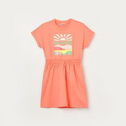 Fame Forever by Lifestyle Girls Graphic Printed Round Neck T-shirt Above Knee Dress-picture-36