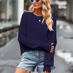 StyleCast Women Ribbed Pullover-picture-0