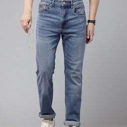 U.S. Polo Assn. Denim Co. Men Slim Straight Fit Light Fade Stretchable Jeans-picture-7