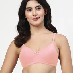 LILY Solid Full Coverage Heavily Padded Non-Wired Regular T-shirt Bra image 2